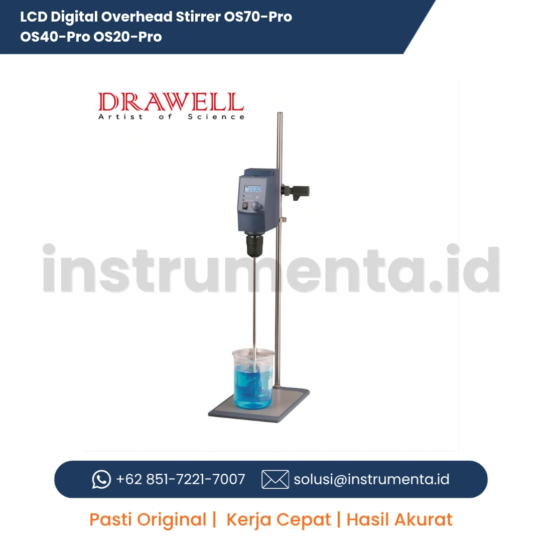 Jual LCD Digital Overhead Stirrer OS70-Pro OS40-Pro OS20-Pro Distributor Resmi Alat Pengaduk Laboratorium